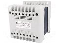 Transformer: mains; 320VA; 230VAC; 110V; Leads: terminal block BREVE TUFVASSONS PTM320/230/110V