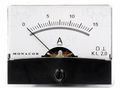Ammeter; on panel; I DC: 0÷15A; Class: 2; Int.resist: 4mΩ; Ø37.5mm MONACOR PM-2/15A
