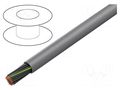 Wire; JZ-500; 40G0.5mm2; unshielded; 300V,500V; Cu; stranded; grey HELUKABEL JZ500/40G0.5