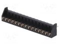 Connector: PCB to PCB; socket; female; PIN: 15; MDF7; straight; THT HIROSE MDF7-15S-2.54DSA95