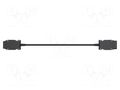 Test lead; black; Insulation: PVC; OBD II socket,OBD II plug SCHÜTZINGER AL8305/OBDII/24V