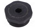 Stopper; M32; 1.5; IP68; polyamide; black; Thread: metric; -20÷90°C HUMMEL HUMMEL-1297320150