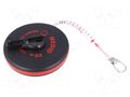 Measuring tape; L: 20m; Width: 15mm; ABS; measure MEDID MED.121020D