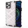 Honeycomb Case armor cover with TPU Bumper for iPhone 13 Pro Max transparent, Hurtel 5907769326769 5907769326769