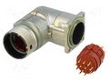 Connector: M23; socket; PIN: 12; male; soldering; angled 90°; IP65 LAPP 25009704