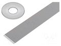 Wire: ribbon; 1.27mm; stranded; Cu; unshielded; PVC; grey; 30.5m 3M 3801-14