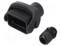 Enclosure for connectors: HDC; size 10B; for cable; Han-Eco® B HARTING 19431100756