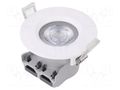 Lamp: LED spotlight; 220/240VAC; 5W; warm white; 36°; 3000K; Ø72mm TUNGSRAM 93100528