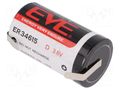 Battery: lithium; D; 3.6V; 19000mAh; non-rechargeable EVE BATTERY EVE-ER34615CNR