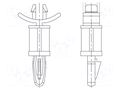 PCB distance; polyamide 66; L: 15.9mm; latch/latch; natural DREMEC DR8G814V41093