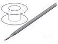 Wire; ELITRONIC® LIYCY; 3x0.25mm2; tinned copper braid; PVC; grey TKD TKD-0500327