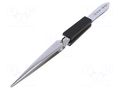 Tweezers; 160mm; Blade tip shape: flat; for precision works KNIPEX KNP.929589