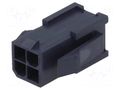 Connector: wire-wire; plug; male; PIN: 4; Mini-Fit Jr; crimped; 2x2 MOLEX MX-46993-0410