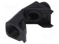 Connector; angular; PG9; PG9; IP68; polyamide; black; Snap Elbow HUMMEL HUMMEL-1315090111