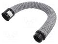 Accessories: flexible pipe; for soldering fume absorber; L: 1m QUICK QUICK-KCN/50751000