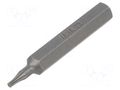 Screwdriver bit; Torx®; TX03; Overall len: 28mm; MICRO WIHA WIHA.40630