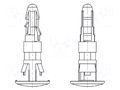 Assembly stud; polyamide 66; L: 12mm; latch/latch; black; UL94V-2 DREMEC DR8GG01V42571