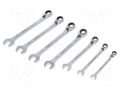 Wrench-set; combination spanner; MicroSpeeder; 7pcs. PROXXON PR23124