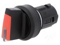 Switch: rotary; 22mm; Stabl.pos: 2; red; depending on the holder SIEMENS 3SU1002-2BF20-0AA0