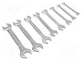 Wrench-set; spanner; 8pcs. BAHCO SA.6M/S8