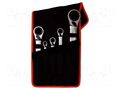 Wrench-set; box,with ratchet; 5pcs. BAHCO SA.S4RM/5T