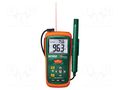 Thermo-hygrometer; -50÷500°C; 10÷95%RH; 8: 1; ε: 0,95; Accur: ±2°C EXTECH RH101