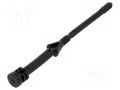 Fastener for fans and protections; Ømount.hole: 4mm; black FIX&FASTEN BUB-72H