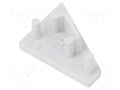 Cap for LED profiles; grey; 20pcs; ABS; GEN2; CORNER10 TOPMET TOP-83990022