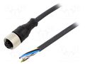 Cable: for sensors/automation; M12; PIN: 5; straight; 25m; plug TELEMECANIQUE SENSORS XZCP1164L25