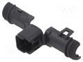 Cable holder; female; PIN: 2; straight; DT DEUTSCH 1011-255-0205