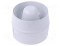 Signaller: sound; siren; 230VAC; 107dB; ES2; IP65; white; Ø105x84mm AUER SIGNAL C115200113