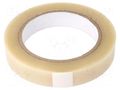 Tape: electrical insulating; W: 19mm; L: 66m; Thk: 0.06mm; acrylic H-OLD HOLD-P.34-19-66/TR