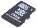 Memory card; industrial; microSD,MLC; UHS I U1; 32GB; 0÷70°C GOODRAM INDUSTRIAL SDU32GCMGRB