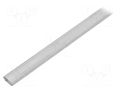 Profiles for LED modules; white; natural; L: 1m; aluminium; 45° FIX&FASTEN FIX-GLC1-AS-1M-SET