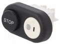 Switch: push-button; Pos: 2; SPST; 16A/250VAC; OFF-ON COMELUX 4010TTR1503
