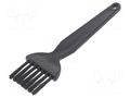 Brush; ESD; 3mm; Overall len: 140mm; Features: dissipative STATICTEC PRT-STW6122