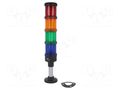 Signalling column; red/orange/green/blue; LED; 24VDC; 24VAC; IP66 AUER SIGNAL ECO60-Q05