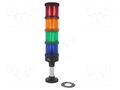 Signalling column; red/orange/green/blue; LED; 24VDC; 24VAC; IP66 AUER SIGNAL ECO70-Q05