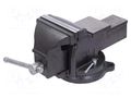 Vice; iron alloy; 150mm; twistable,bench,with anvil; 16.5kg PROLINE PRE-25615
