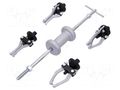 Kit: bearing puller; 2-armig,3-armig; 5pcs. YATO YT-2540