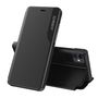 Eco Leather View Case elegant bookcase type case with kickstand for iPhone 13 Pro black, Hurtel 5907769334337 5907769334337