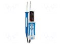 Tester: electrical; LED; 0÷60Hz; Additional functions: torch; IP64 PEAKTECH PKT-P1095