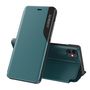 Eco Leather View Case elegant bookcase type case with kickstand for iPhone 13 Pro green, Hurtel 5907769334351 5907769334351