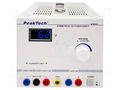 Power supply: laboratory; adjustable,symmetrical,multi-channel PEAKTECH PKT-P6300