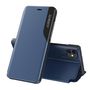 Eco Leather View Case elegant bookcase type case with kickstand for iPhone 13 mini blue, Hurtel 5907769334436 5907769334436