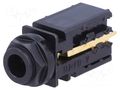 Connector: Jack 6,3mm; socket; female; mono; ways: 2; straight; THT NEUTRIK NTR-NJ2FD-V
