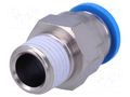 Push-in fitting; straight; -0.95÷6bar; Gasket: NBR caoutchouc; QS FESTO QS-1/4-10