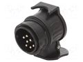 Connector: automotive; for towbars,for trailers; adapter; 12VDC TESAT RDS12-01