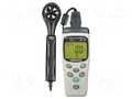 Thermoanemometer; LCD; Velocity measuring range: 0.4÷25m/s TENMARS TM-402