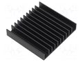 Heatsink: extruded; grilled; TO218,TO220; black; L: 57.9mm; W: 61mm Wakefield Thermal 527-45AB